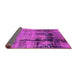 Sideview of Oriental Pink Industrial Rug, urb2601pnk