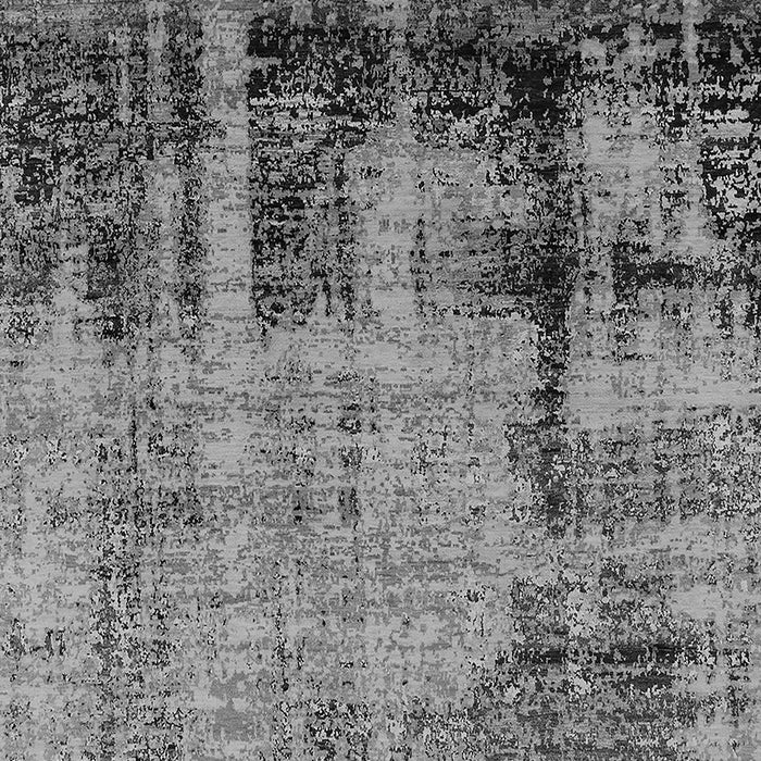 Machine Washable Oriental Gray Industrial Rug, wshurb2601gry