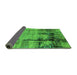 Sideview of Oriental Green Industrial Rug, urb2601grn