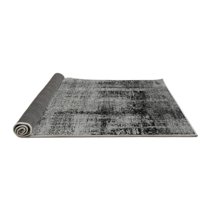 Sideview of Oriental Gray Industrial Rug, urb2601gry