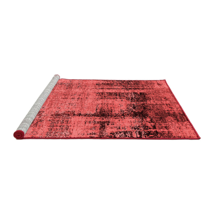 Industrial Red Washable Rugs