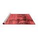 Industrial Red Washable Rugs