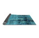 Sideview of Oriental Light Blue Industrial Rug, urb2601lblu