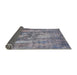 Sideview of Mid-Century Modern Dark Gray Oriental Rug, urb2602