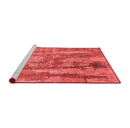 Industrial Red Washable Rugs