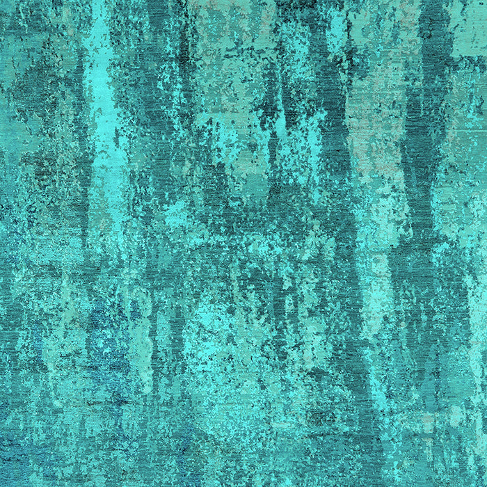 Oriental Turquoise Industrial Rug, urb2602turq