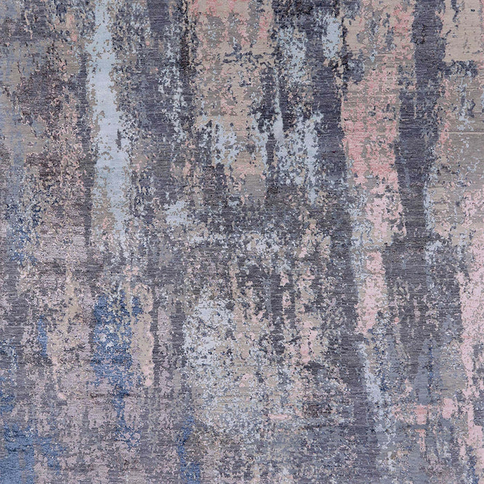 Mid-Century Modern Dark Gray Oriental Rug, urb2602