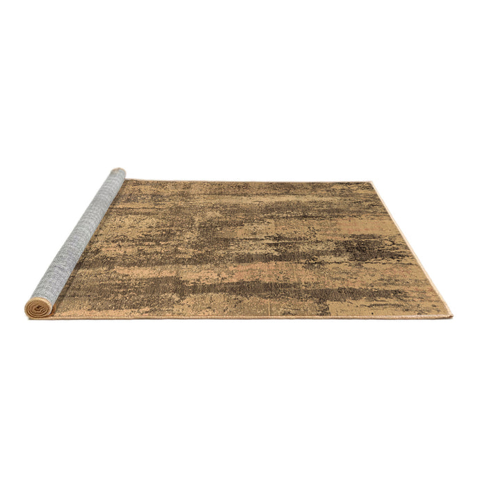 Sideview of Machine Washable Oriental Brown Industrial Rug, wshurb2602brn