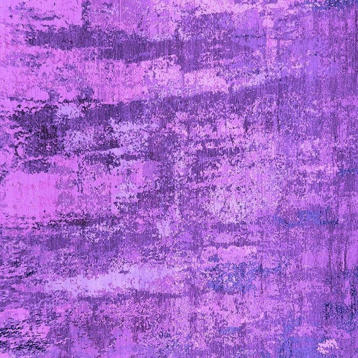 Square Machine Washable Oriental Purple Industrial Area Rugs, wshurb2602pur