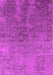 Machine Washable Oriental Pink Industrial Rug, wshurb2603pnk