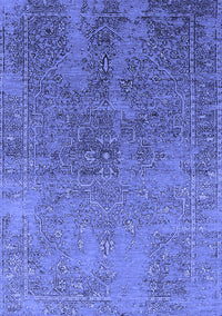 Oriental Blue Industrial Rug, urb2603blu