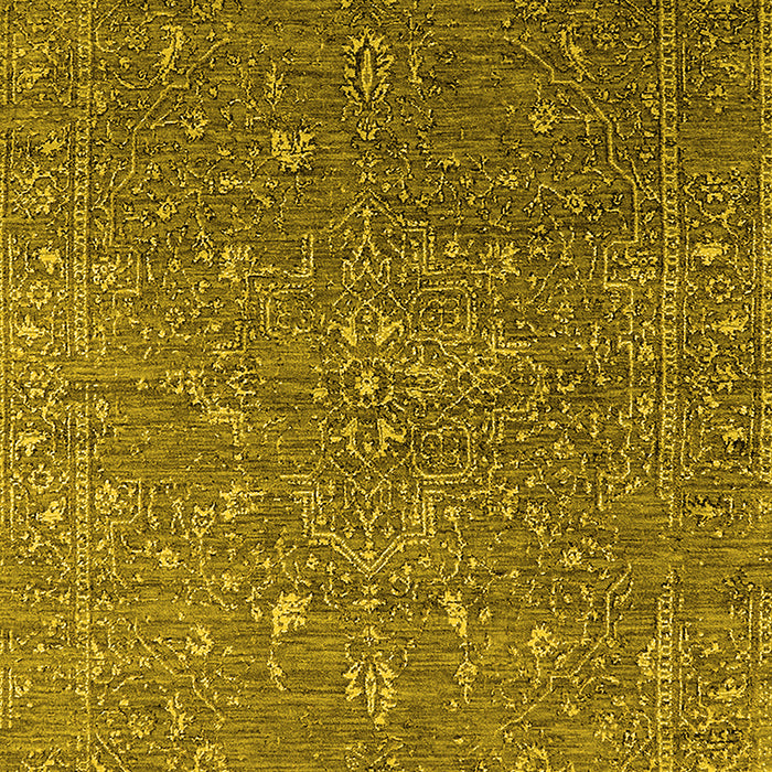 Oriental Yellow Industrial Rug, urb2604yw
