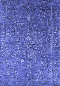 Oriental Blue Industrial Rug, urb2604blu