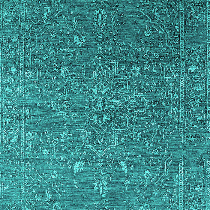 Oriental Turquoise Industrial Rug, urb2604turq
