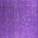 Square Oriental Purple Industrial Rug, urb2604pur