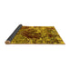 Sideview of Oriental Yellow Industrial Rug, urb2605yw