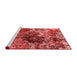 Industrial Red Washable Rugs