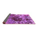 Sideview of Oriental Purple Industrial Rug, urb2605pur