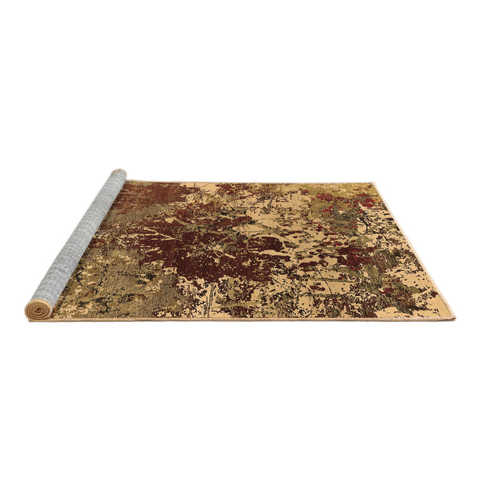 Sideview of Machine Washable Oriental Brown Industrial Rug, wshurb2605brn