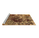 Sideview of Machine Washable Oriental Brown Industrial Rug, wshurb2605brn