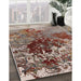 Machine Washable Industrial Modern Dark Sienna Brown Rug in a Family Room, wshurb2605