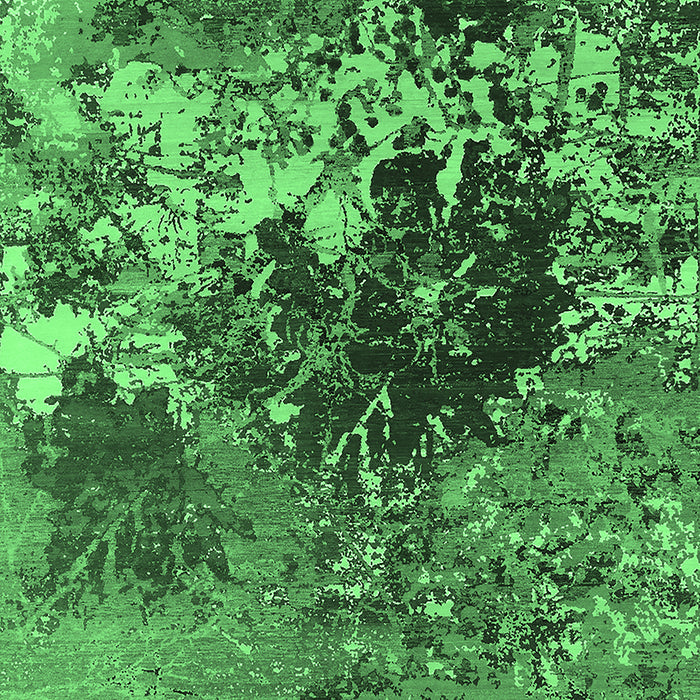 Oriental Emerald Green Industrial Rug, urb2605emgrn