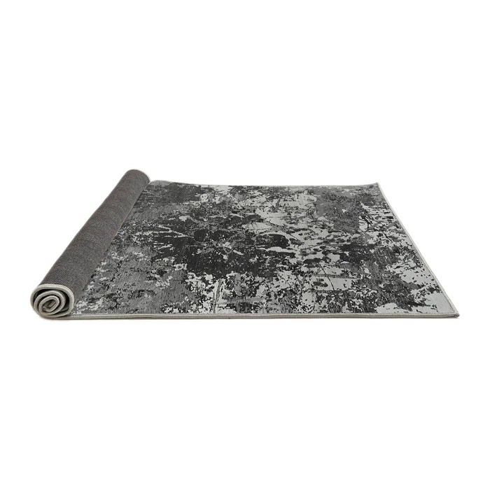 Sideview of Oriental Gray Industrial Rug, urb2605gry