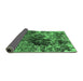 Sideview of Oriental Emerald Green Industrial Rug, urb2605emgrn