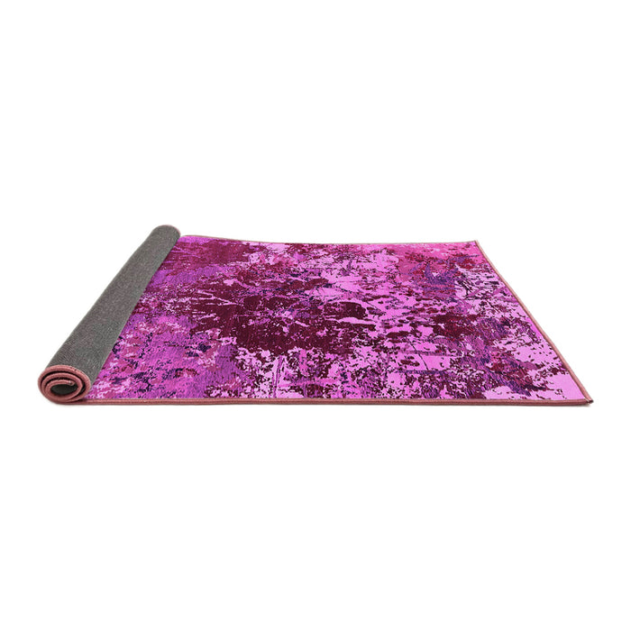 Sideview of Oriental Pink Industrial Rug, urb2605pnk