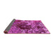 Sideview of Oriental Pink Industrial Rug, urb2605pnk