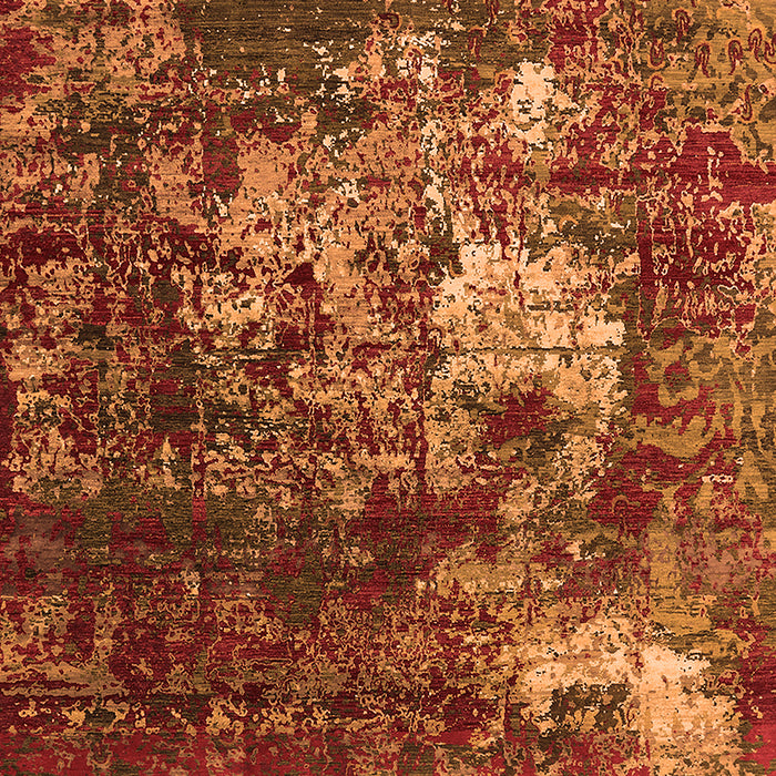 Oriental Orange Industrial Rug, urb2606org