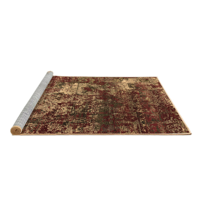 Sideview of Machine Washable Oriental Brown Industrial Rug, wshurb2606brn
