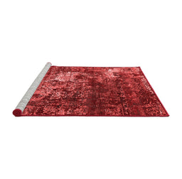 Industrial Red Washable Rugs