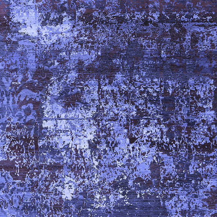 Oriental Blue Industrial Rug, urb2606blu