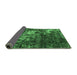 Sideview of Oriental Emerald Green Industrial Rug, urb2606emgrn