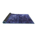 Sideview of Oriental Blue Industrial Rug, urb2606blu