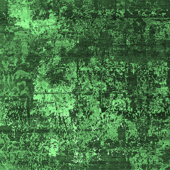 Oriental Emerald Green Industrial Rug, urb2606emgrn