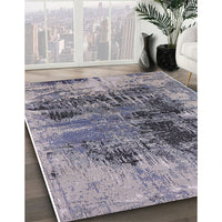 Mid-Century Modern Purple Oriental Rug, urb2607