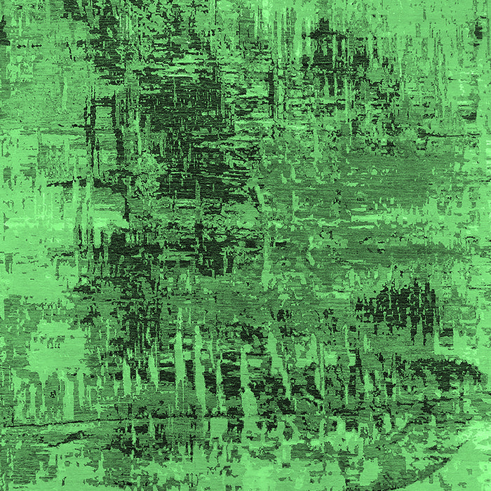 Oriental Emerald Green Industrial Rug, urb2607emgrn