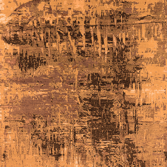 Oriental Orange Industrial Rug, urb2607org