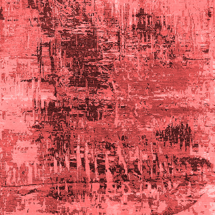 Machine Washable Oriental Red Industrial Rug, wshurb2607red