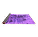 Sideview of Oriental Purple Industrial Rug, urb2607pur