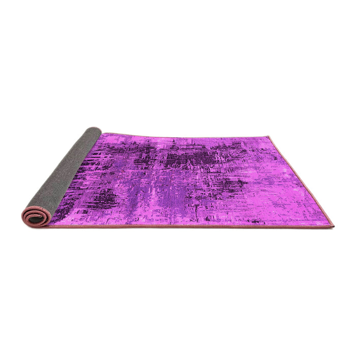 Sideview of Oriental Pink Industrial Rug, urb2607pnk