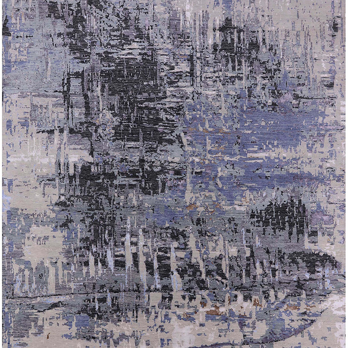 Mid-Century Modern Purple Oriental Rug, urb2607