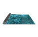 Sideview of Oriental Light Blue Industrial Rug, urb2608lblu