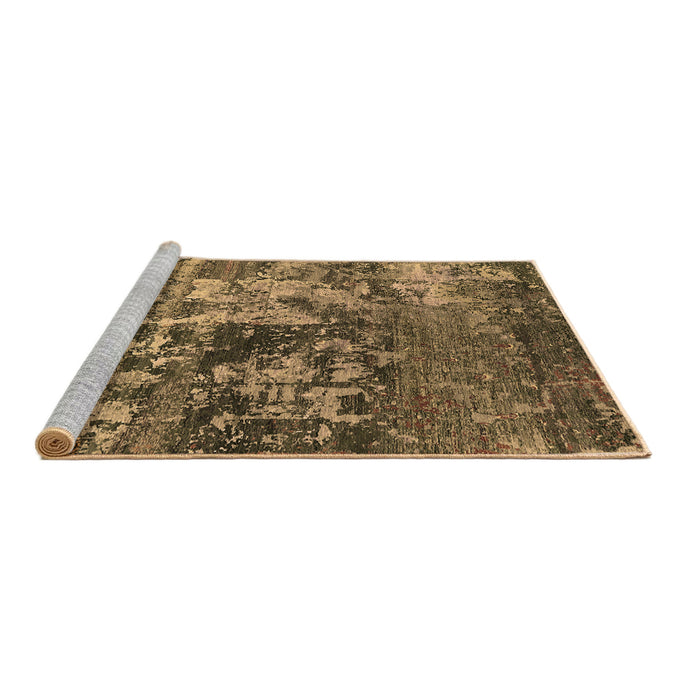 Sideview of Machine Washable Oriental Brown Industrial Rug, wshurb2608brn