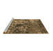 Sideview of Machine Washable Oriental Brown Industrial Rug, wshurb2608brn