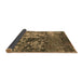 Sideview of Oriental Brown Industrial Rug, urb2608brn