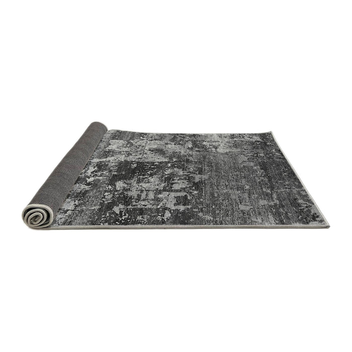 Sideview of Oriental Gray Industrial Rug, urb2608gry