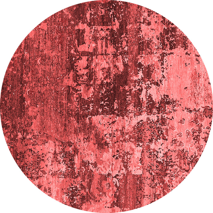 Machine Washable Oriental Red Industrial Rug, wshurb2608red